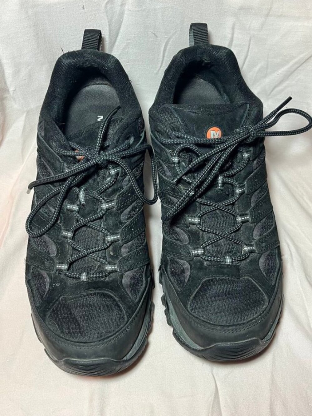 Merrell Moab 3 Mens Hiking Shoes Black Night J035875W Size 11.5 Wide Low Top